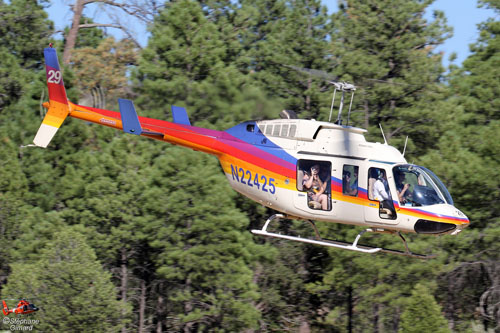 Hélicoptère Bell 206 Long Ranger de Papillon Grand Canyon Helicopters