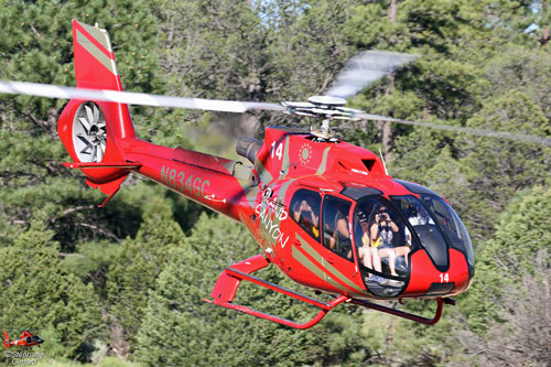 Hélicoptère EC130 de Grand Canyon Helicopters