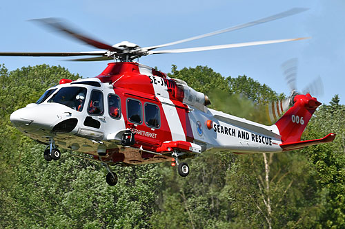 Hélicoptère AW139 SE-JRM Lifeguard 006 SAR Suède