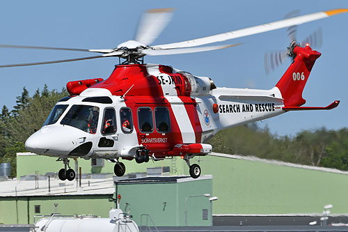 Hélicoptère AW139 SE-JRM Lifeguard 006 SAR Suède