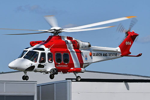 Hélicoptère AW139 SE-JRM Lifeguard 006 SAR Suède