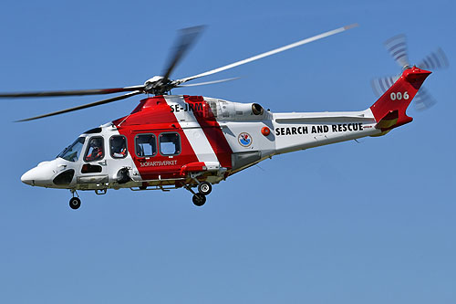 Hélicoptère AW139 SE-JRM Lifeguard 006 SAR Suède