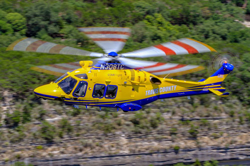 Hélicoptère AW169 N308TC de Travis County Star Flight