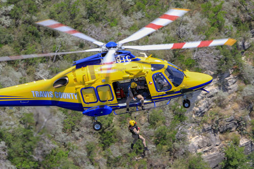 Hélicoptère AW169 N308TC de Travis County Star Flight