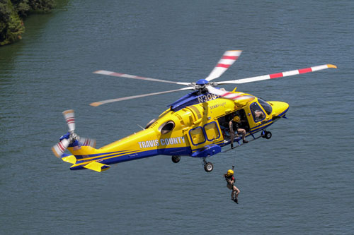 Hélicoptère AW169 N308TC de Travis County Star Flight