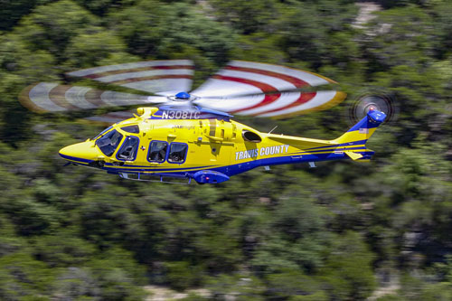 Hélicoptère AW169 N308TC de Travis County Star Flight