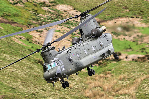 Hélicoptère CH47 Chinook RAF UK