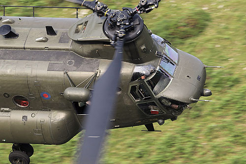 Hélicoptère CH47 Chinook RAF UK