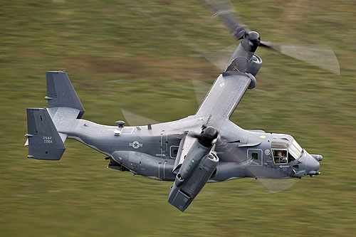 Hélicoptère à rotors basculants CV22 Osprey de l'US Air Force