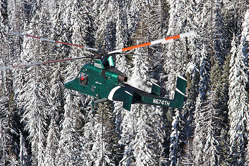 Hélicoptère Kaman K1200 KMAX N674TH TIMBERLINE HELICOPTERS