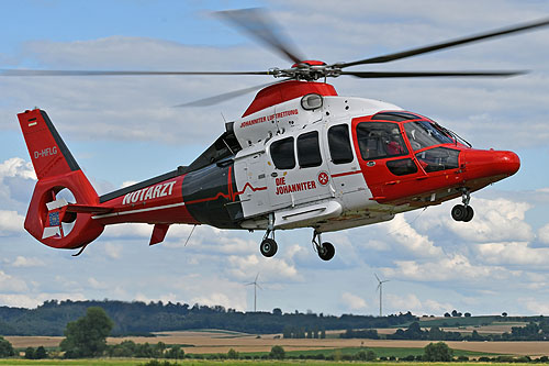 Hélicoptère EC155 D-HFLG Johanniter Luftrettung