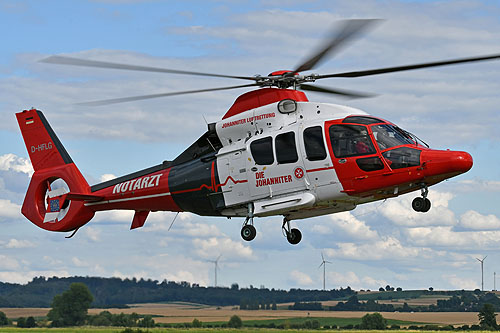 Hélicoptère EC155 D-HFLG Johanniter Luftrettung