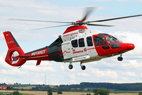 Hélicoptère EC155 D-HFLG Johanniter Luftrettung