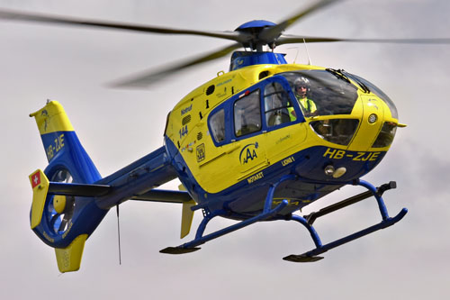 Hélicoptère EC135 HB-ZJE Alpine Air Ambulance