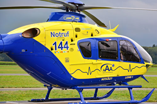 Hélicoptère EC135 HB-ZUE Alpine Air Ambulance