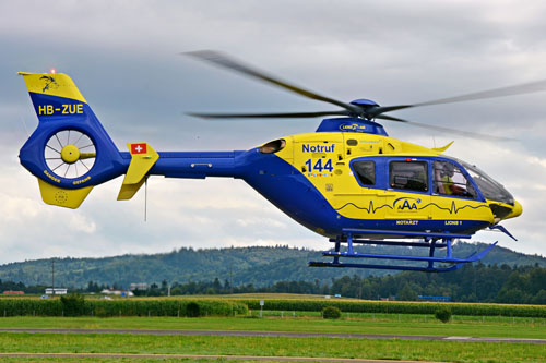 Hélicoptère EC135 HB-ZUE Alpine Air Ambulance