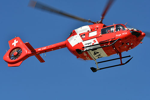 Hélicoptère H145 HB-ZQH de la REGA