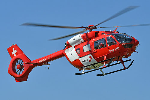 Hélicoptère H145 HB-ZQH de la REGA