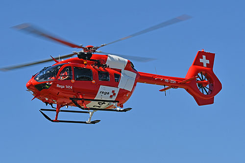 Hélicoptère H145 HB-ZQH de la REGA