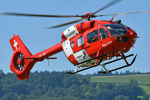 Hélicoptère H145 HB-ZQH de la REGA