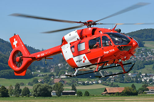 Hélicoptère H145 HB-ZQH de la REGA