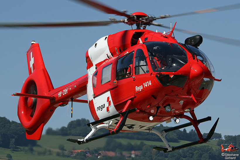 Hélicoptère H145 HB-ZQH REGA