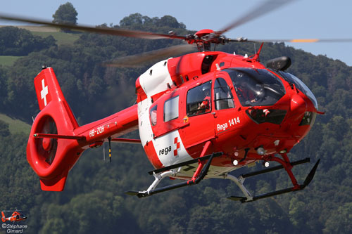 Hélicoptère H145 HB-ZQH de la REGA