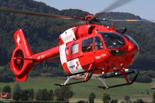 Hélicoptère H145 HB-ZQH de la REGA