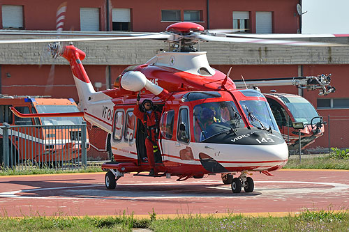 Hélicoptère AW139 VF143 Vigili del Fuoco