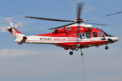 Hélicoptère AW139 VF143 Vigili del Fuoco