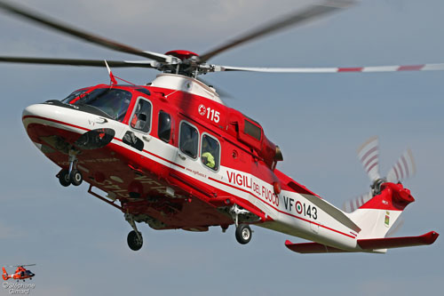 Hélicoptère AW139 VF143 Vigili del Fuoco