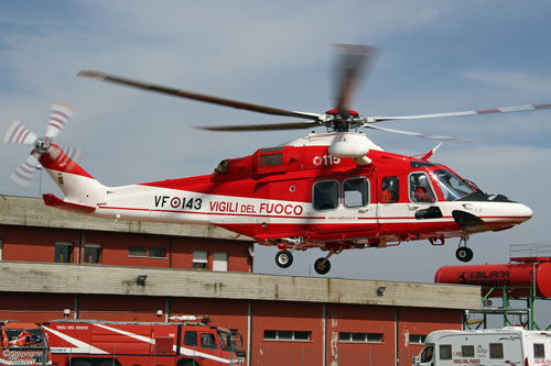 Hélicoptère AW139 VF143 Vigili del Fuoco