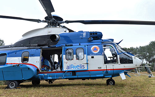 Hélicoptère H225 F-HLIS Airtelis