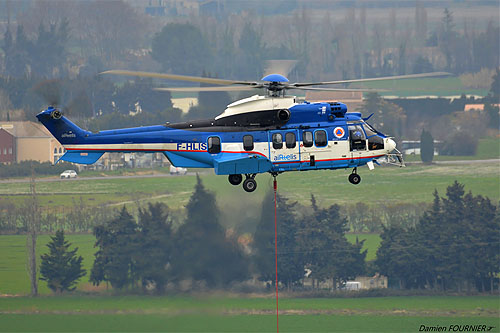 Hélicoptère H225 F-HLIS Airtelis