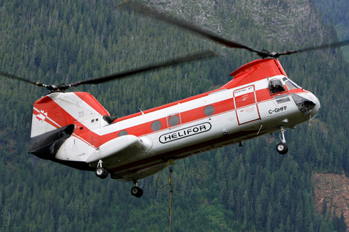 Hélicoptère Boeing 107 C-GHFF Helifor