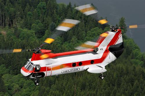 Hélicoptère Boeing 107 C-GHFF Helifor