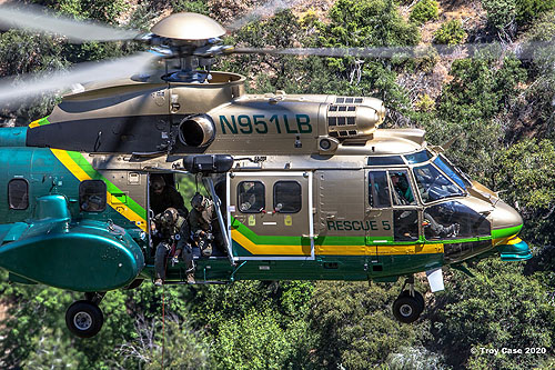 Hélicoptère AS332 Super Puma N951LB Los Angeles County Sheriff