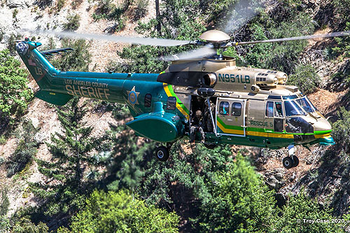 Hélicoptère AS332 Super Puma N951LB Los Angeles County Sheriff