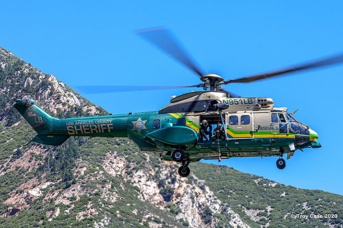 Hélicoptère AS332 Super Puma N951LB Los Angeles County Sheriff