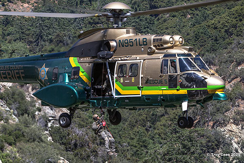 Hélicoptère AS332 Super Puma N951LB Los Angeles County Sheriff