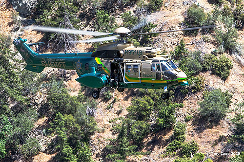 Hélicoptère AS332 Super Puma N951LB Los Angeles County Sheriff