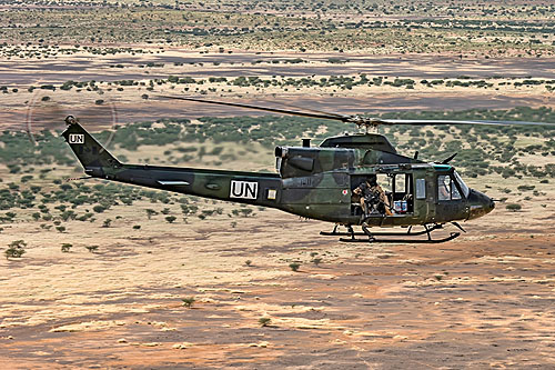 Hélicoptère CH146 Griffon canadien au Mali