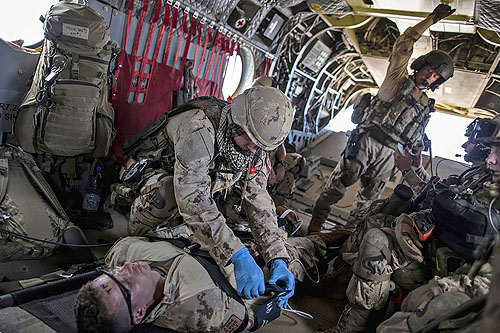 Hélicoptère CH147 Chinook canadien au Mali