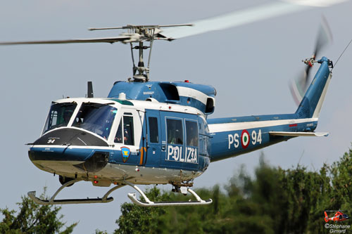 Hélicoptère AB212 PS94 Polizia