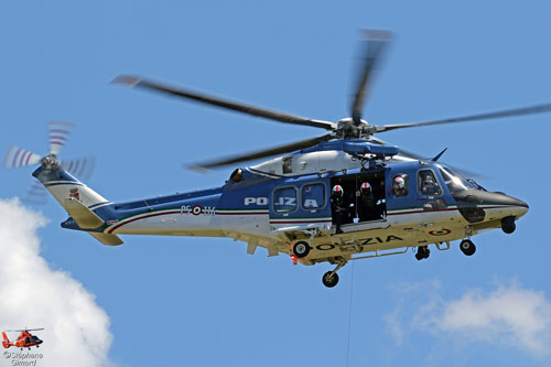 Hélicoptère AW139 PS116 Polizia