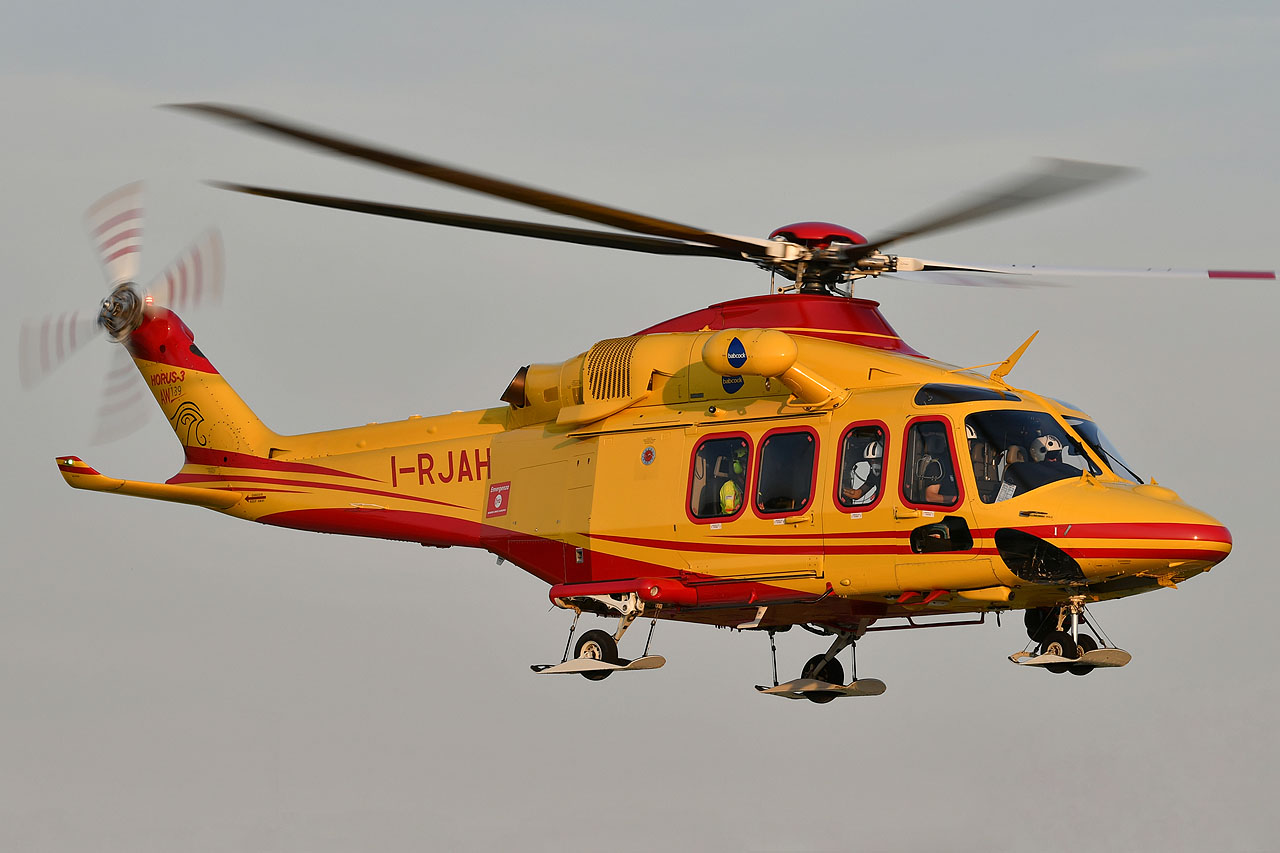 Hélicoptère de secours AW139 I-RJAH HORUS3