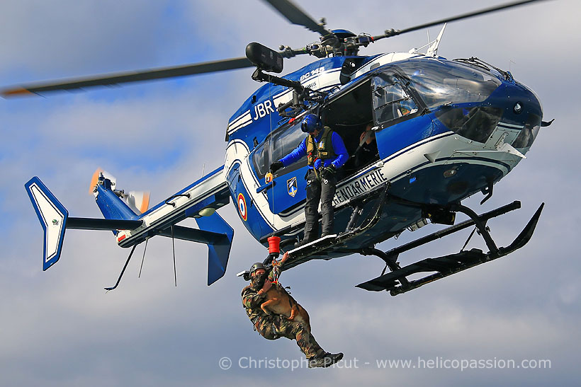 Hélicoptère EC145 Gendarmerie