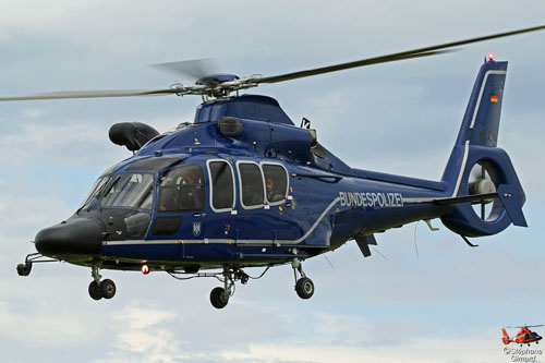 Hélicoptère EC155 D-HLTK de la BundesPolizei allemande