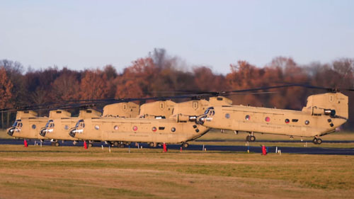 Hélicoptères CH47F Chinook