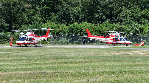 Hélicoptères AW109 VF80 et VF82 Vigili del Fuoco